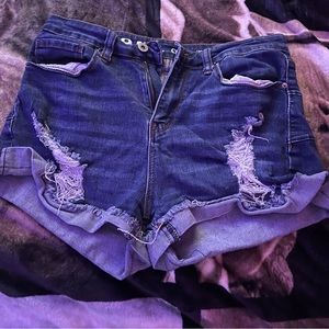 denim shorts. 9/29.